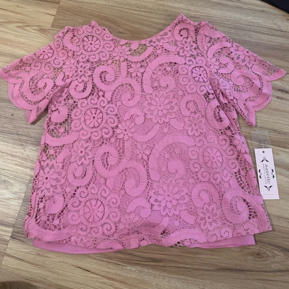 Nanette Pick lace blouse